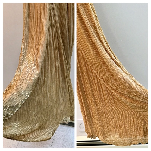 Custom Beaded Gown +Wide Kick-pleat - Picture 7 of 15